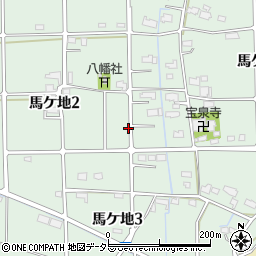 愛知県弥富市馬ケ地周辺の地図