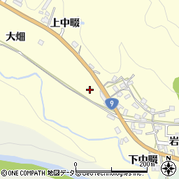 京都府南丹市園部町上木崎町上中畷周辺の地図