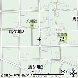 愛知県弥富市馬ケ地周辺の地図