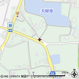 岡山県勝田郡奈義町柿23-2周辺の地図