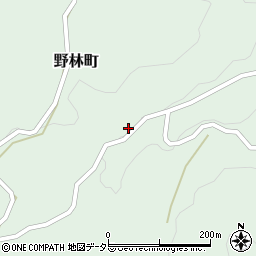 愛知県豊田市野林町東ノ洞周辺の地図
