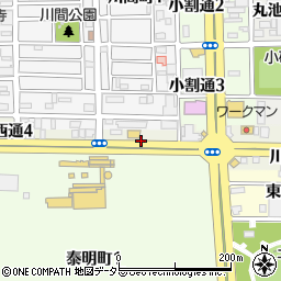 愛知県名古屋市港区川西通4丁目周辺の地図