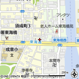 愛知県名古屋市港区川西通1丁目14-3周辺の地図