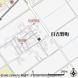 滋賀県近江八幡市日吉野町362周辺の地図