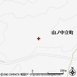 愛知県豊田市山ノ中立町（中洞）周辺の地図