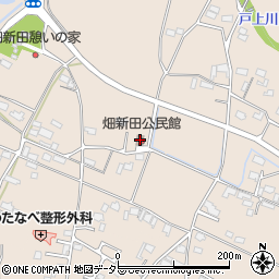 畑新田公民館周辺の地図
