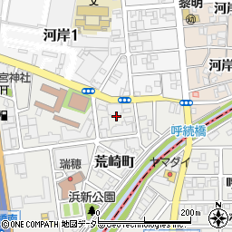 愛知県名古屋市瑞穂区荒崎町1周辺の地図