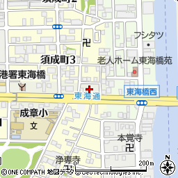 愛知県名古屋市港区川西通1丁目14-4周辺の地図