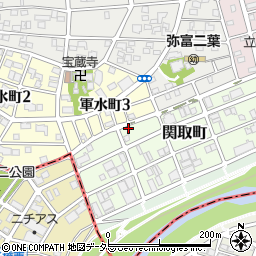 愛知県名古屋市瑞穂区関取町10周辺の地図