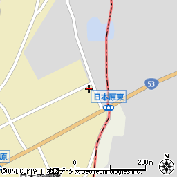 岡山県津山市日本原252周辺の地図