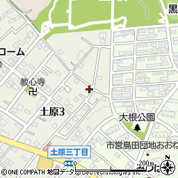 愛知県名古屋市天白区土原3丁目908-1周辺の地図