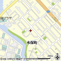 滋賀県守山市水保町1411-15周辺の地図