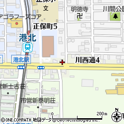 愛知県名古屋市港区川西通5丁目1周辺の地図