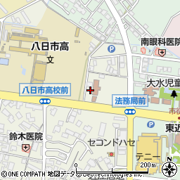 滋賀県東近江市八日市上之町1-39周辺の地図