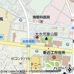 滋賀県東近江保健所周辺の地図