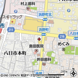 串カツホルモン　凡々　八日市駅前店周辺の地図