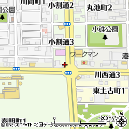 愛知県名古屋市港区川西通3丁目11周辺の地図