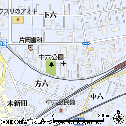 愛知県弥富市鯏浦町下六26周辺の地図