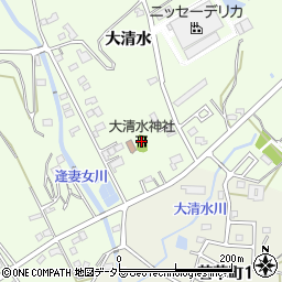 大清水神社周辺の地図