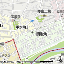 愛知県名古屋市瑞穂区関取町12周辺の地図