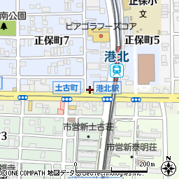 愛知県名古屋市港区川西通5丁目8周辺の地図