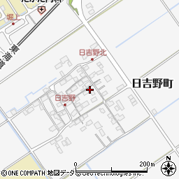 滋賀県近江八幡市日吉野町379周辺の地図