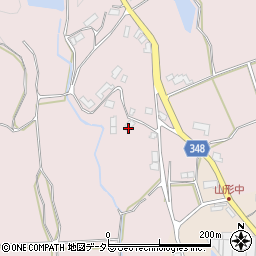 岡山県津山市新野山形64-4周辺の地図