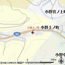京都府京都市北区小野上ノ町71周辺の地図