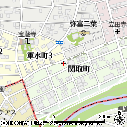 愛知県名古屋市瑞穂区関取町13周辺の地図