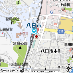 滋賀県東近江市八日市本町1-6周辺の地図