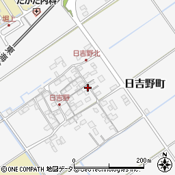 滋賀県近江八幡市日吉野町378周辺の地図
