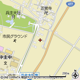 滋賀県野洲市五条591周辺の地図