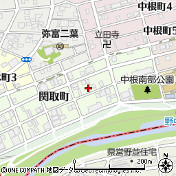 愛知県名古屋市瑞穂区関取町105周辺の地図