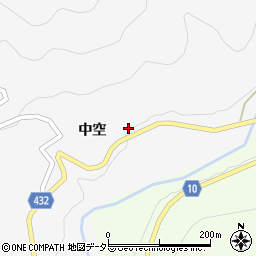 愛知県北設楽郡設楽町川向中空周辺の地図