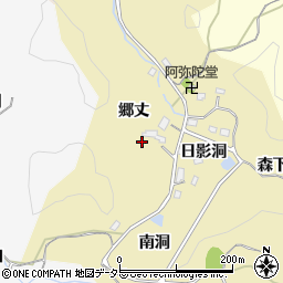 愛知県豊田市小呂町郷丈周辺の地図