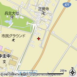 滋賀県野洲市五条599周辺の地図