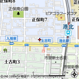 愛知県名古屋市港区川西通5丁目12周辺の地図