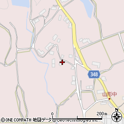 岡山県津山市新野山形64周辺の地図