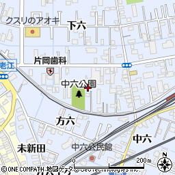 愛知県弥富市鯏浦町下六22周辺の地図