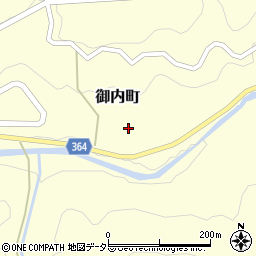 愛知県豊田市御内町中島周辺の地図