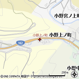 京都府京都市北区小野上ノ町周辺の地図