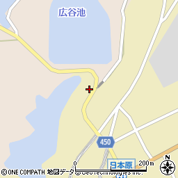 岡山県津山市日本原79周辺の地図