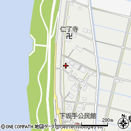 三重県桑名市長島町下坂手53周辺の地図