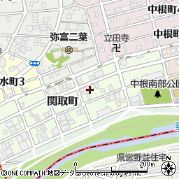 愛知県名古屋市瑞穂区関取町118周辺の地図