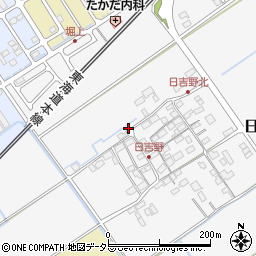 滋賀県近江八幡市日吉野町521周辺の地図