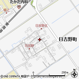 滋賀県近江八幡市日吉野町382周辺の地図