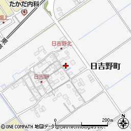 滋賀県近江八幡市日吉野町357周辺の地図