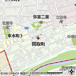 愛知県名古屋市瑞穂区関取町130周辺の地図