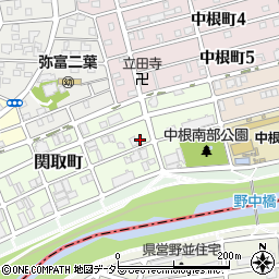 愛知県名古屋市瑞穂区関取町109周辺の地図