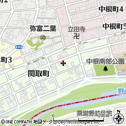 愛知県名古屋市瑞穂区関取町116周辺の地図